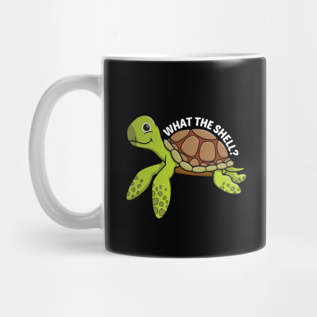 What the Shell? - Turtle Pun by Allthingspunny